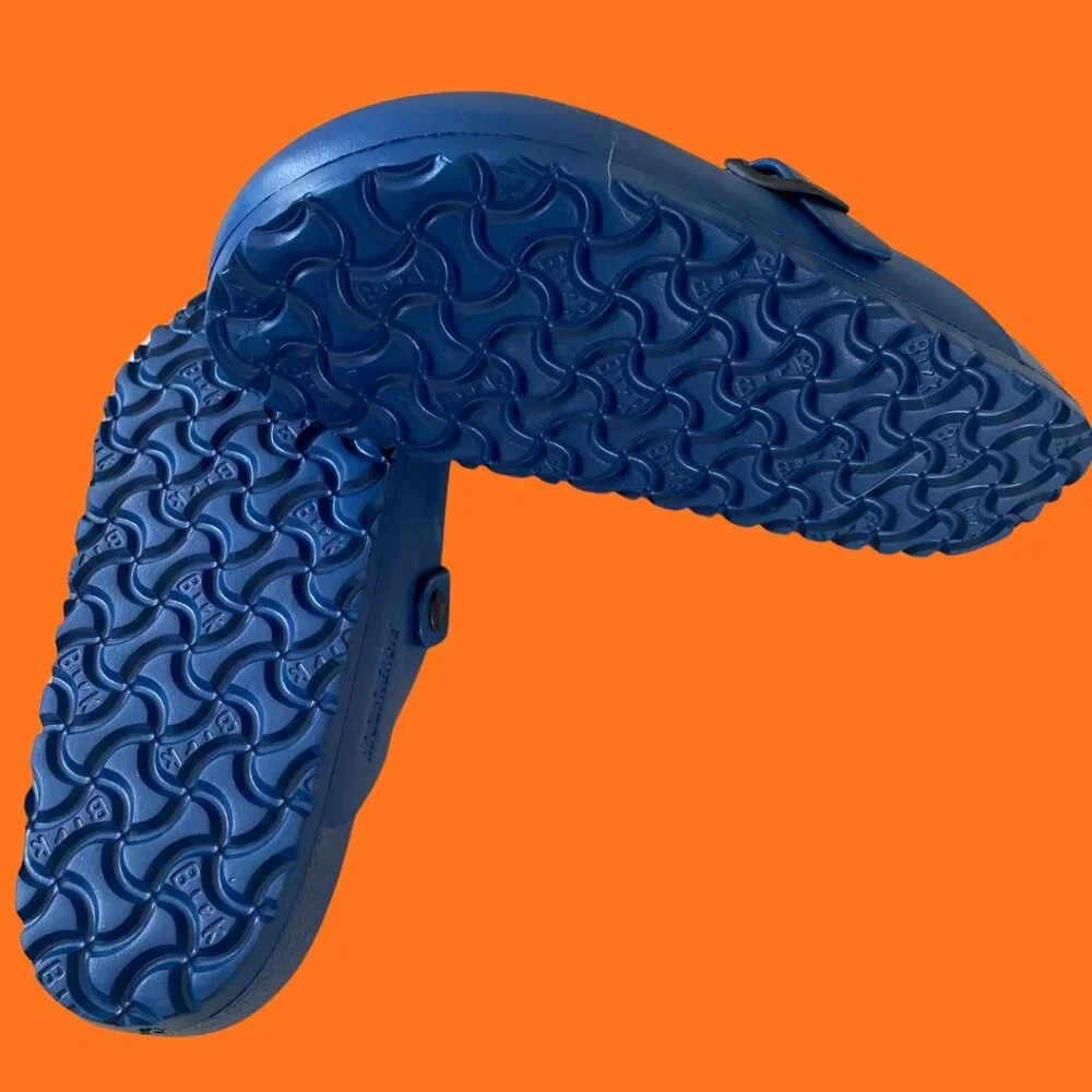 Blue PVC Birkenstock Clog - Picture 3 of 4